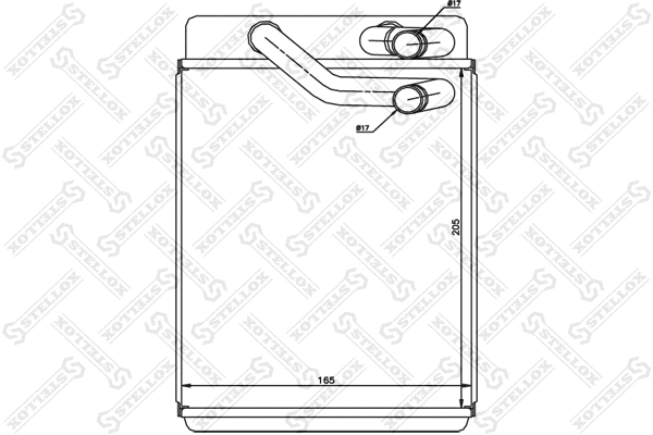 Heat Exchanger, interior heating (10-35192-SX)