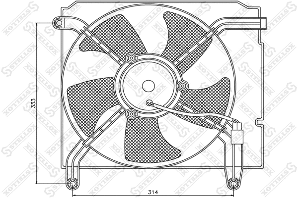 Fan, engine cooling (29-99251-SX)