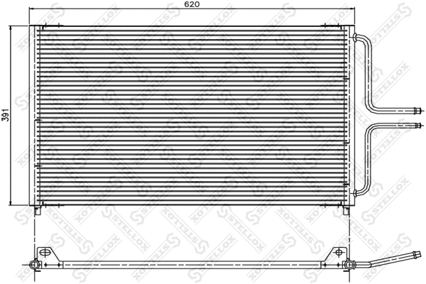 Condenser, air conditioning (10-45050-SX)