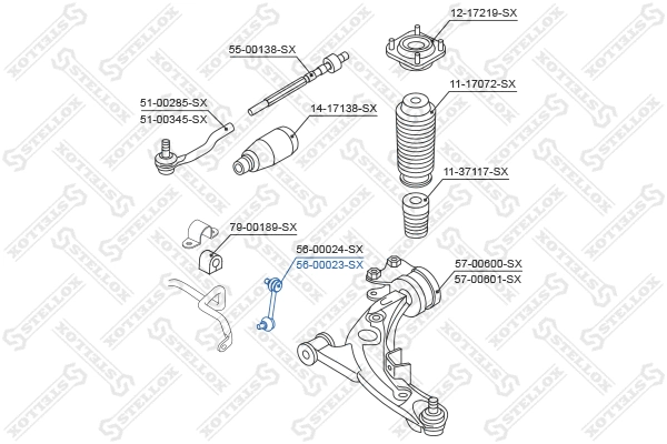 Link/Coupling Rod, stabiliser bar