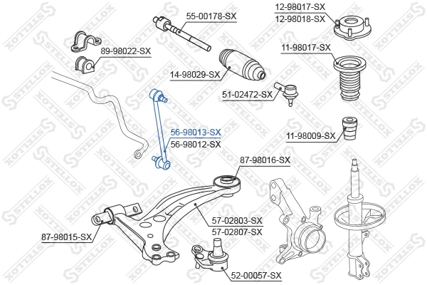Link/Coupling Rod, stabiliser bar