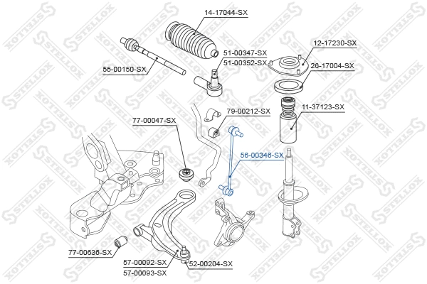 Link/Coupling Rod, stabiliser bar