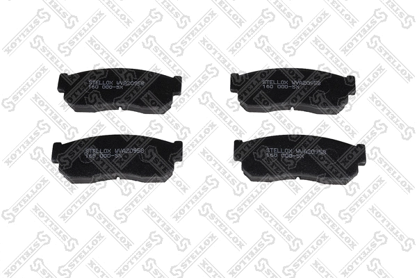 Brake Pad Set, disc brake (160 000-SX)