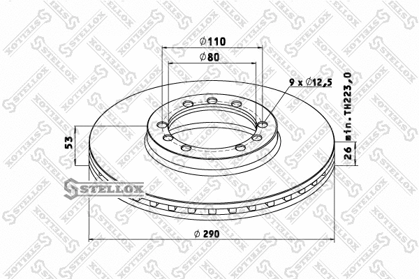 Brake Disc (85-00717-SX)