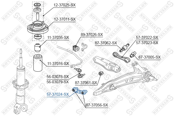 Rod/Strut, wheel suspension