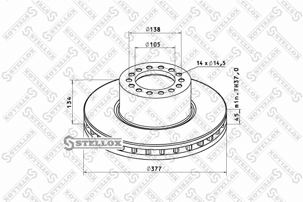 Brake Disc (85-00727-SX)