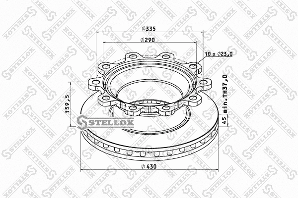Brake Disc (85-00809-SX)