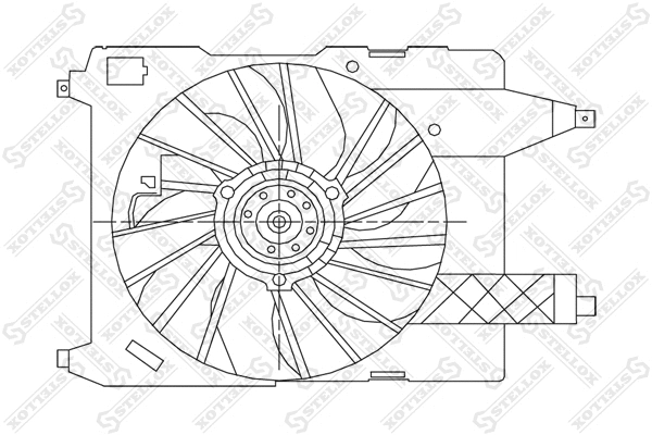 Fan, engine cooling (29-99410-SX)