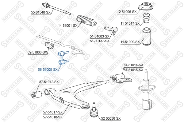 Link/Coupling Rod, stabiliser bar