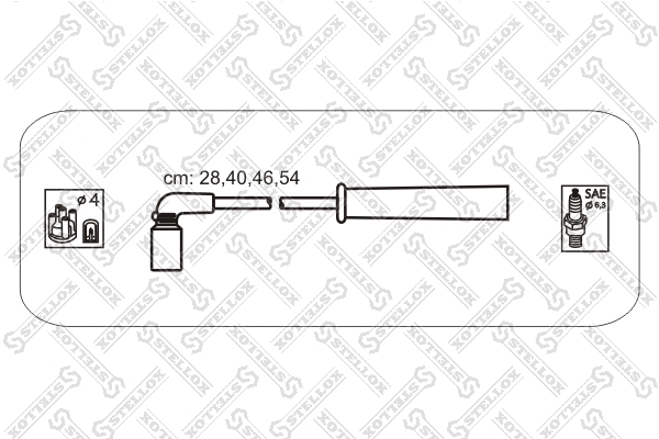 Ignition Cable Kit (10-30044-SX)
