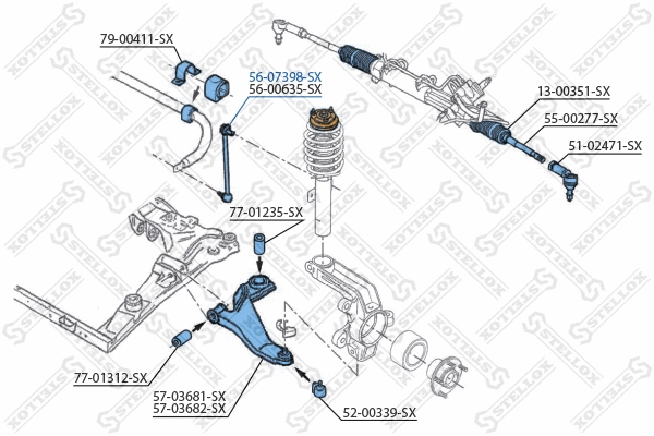Link/Coupling Rod, stabiliser bar