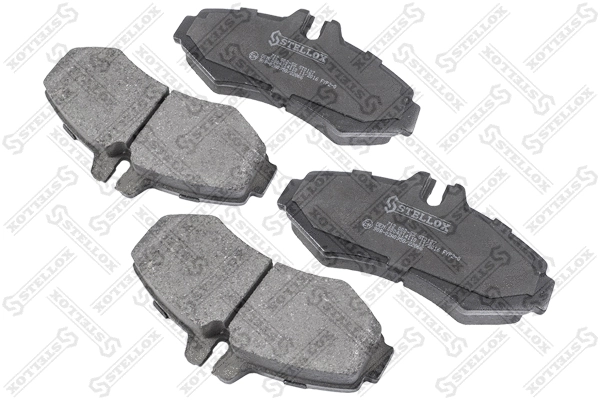 Brake Pad Set, disc brake (712 000B-SX)