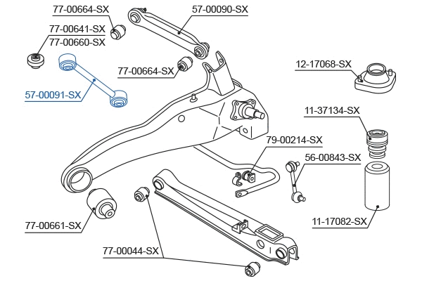 Rod/Strut, wheel suspension