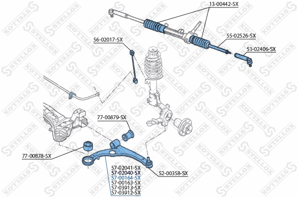Control/Trailing Arm, wheel suspension