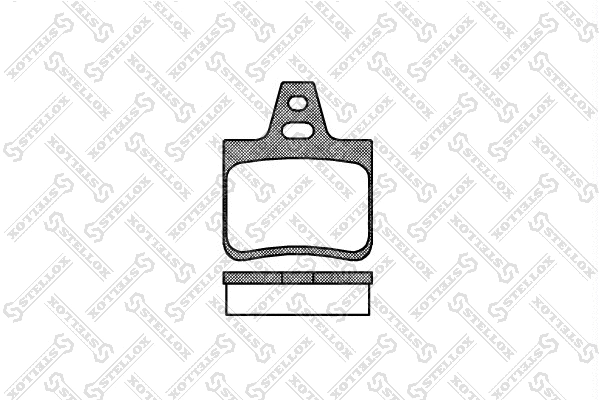 Brake Pad Set, disc brake (113 010-SX)