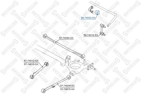 Mounting, stabiliser bar