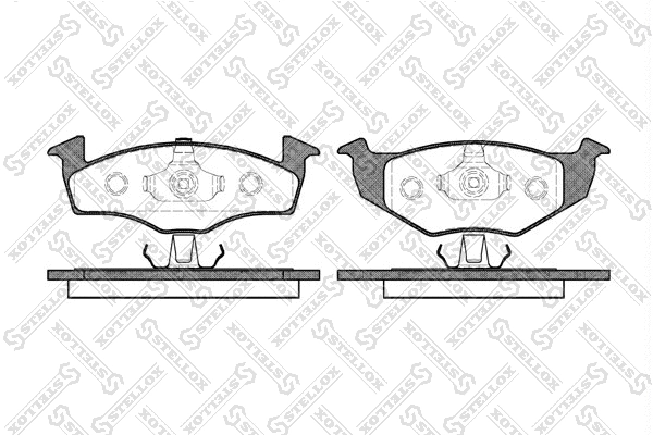Brake Pad Set, disc brake (620 020B-SX)