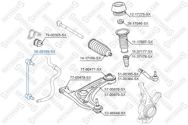Link/Coupling Rod, stabiliser bar