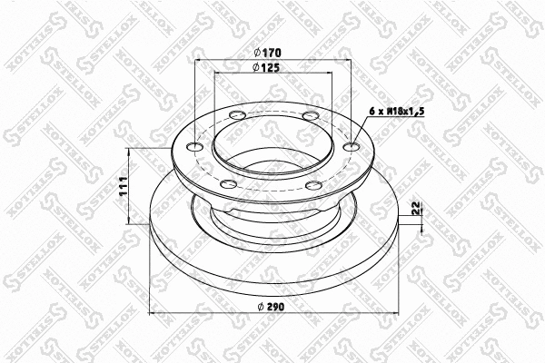 Brake Disc (85-00700-SX)