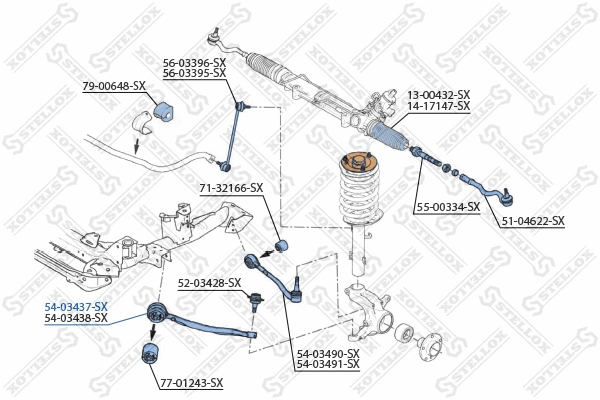 Control/Trailing Arm, wheel suspension