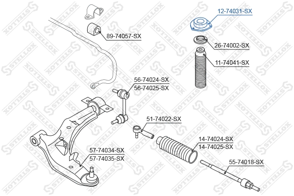 Suspension Strut Support Mount