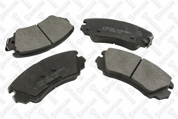 Brake Pad Set, disc brake (000 035B-SX)