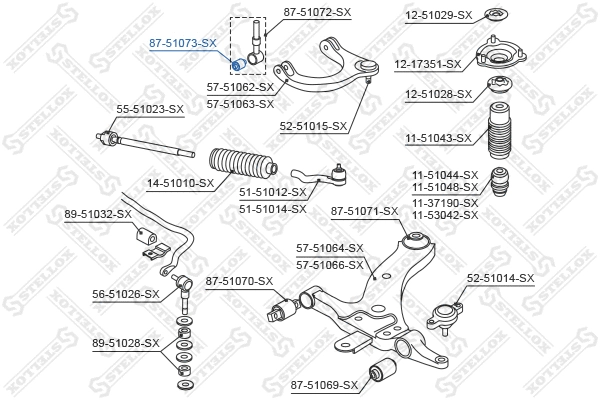 Mounting, control/trailing arm