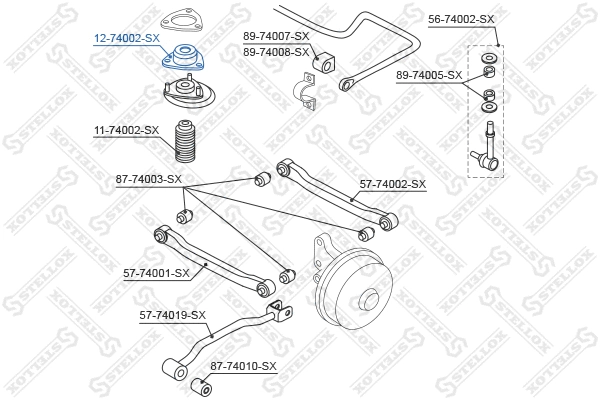 Suspension Strut Support Mount