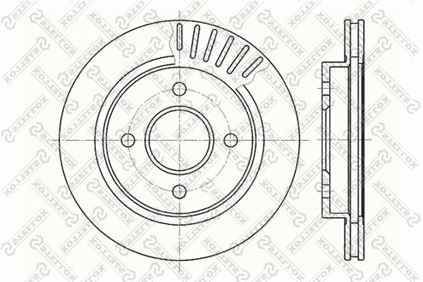 Brake Disc (6020-2535V-SX)