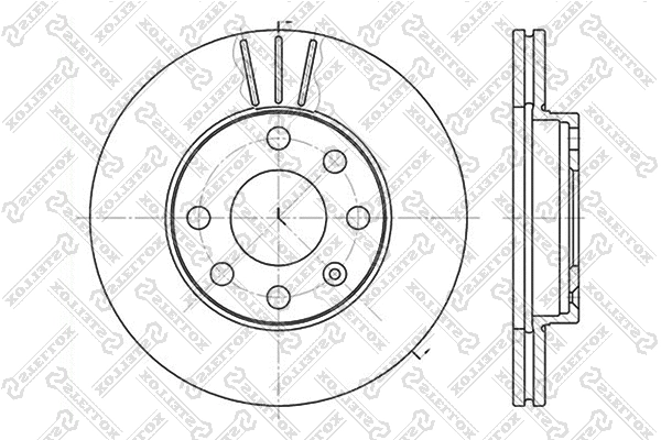 Brake Disc (6020-3608V-SX)