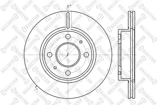 Brake Disc (6020-2232V-SX)