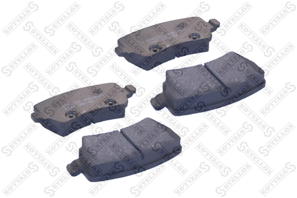 Brake Pad Set, disc brake (1247 000-SX)