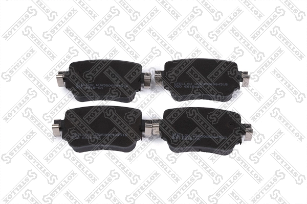 Brake Pad Set, disc brake (000 661B-SX)