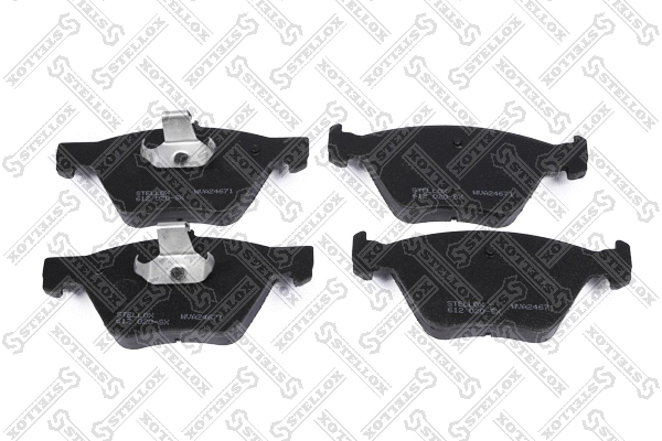 Brake Pad Set, disc brake (612 020-SX)