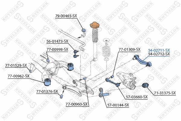 Control/Trailing Arm, wheel suspension