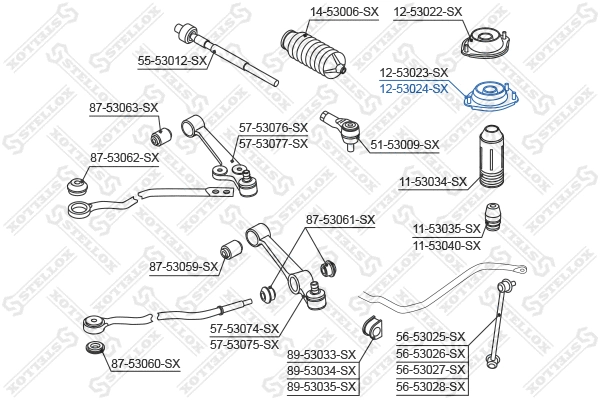 Suspension Strut Support Mount