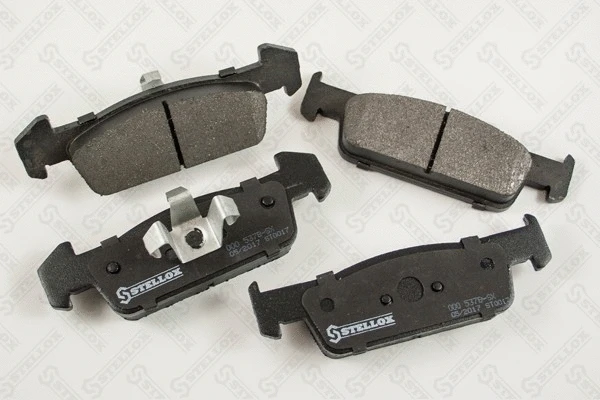 Brake Pad Set, disc brake (000 537B-SX)