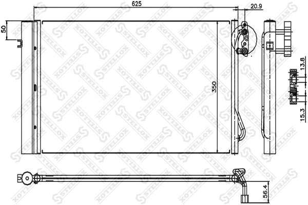 Condenser, air conditioning (10-45575-SX)