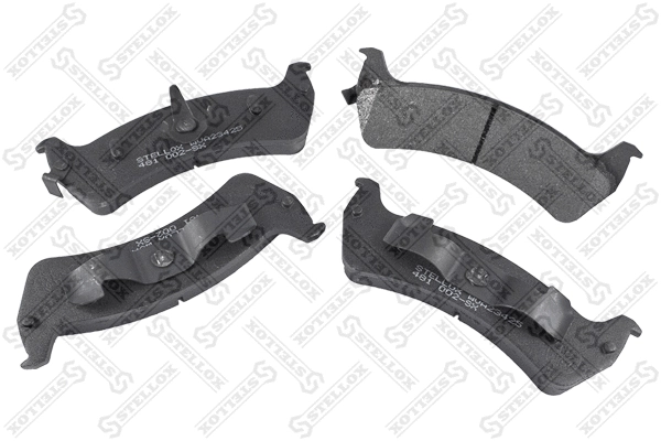 Brake Pad Set, disc brake (481 002-SX)