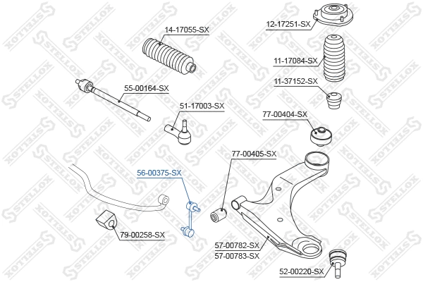 Link/Coupling Rod, stabiliser bar