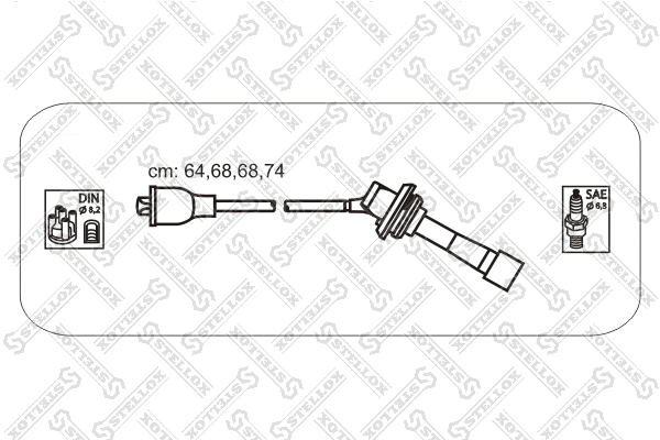 Ignition Cable Kit (10-38576-SX)