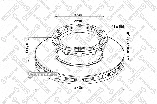 Brake Disc (85-00743-SX)