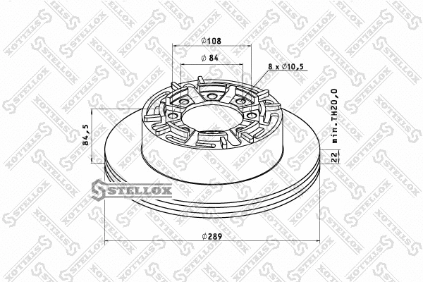 Brake Disc (85-00737-SX)