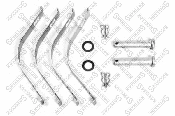Brake Pad Set, disc brake (85-01429-SX)