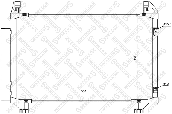Condenser, air conditioning (10-45160-SX)