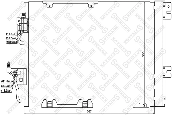 Condenser, air conditioning (10-45019-SX)