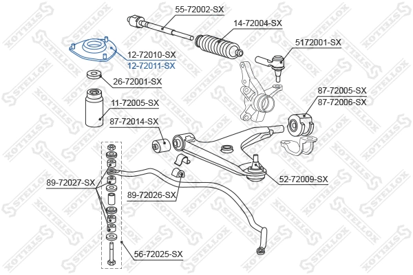 Suspension Strut Support Mount