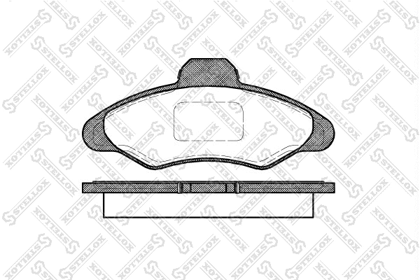 Brake Pad Set, disc brake (342 000-SX)