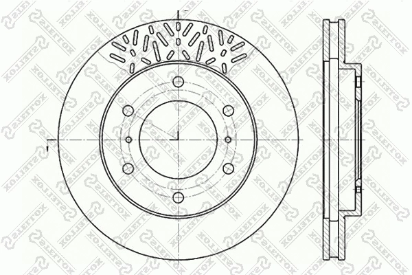 Brake Disc (6020-3033V-SX)