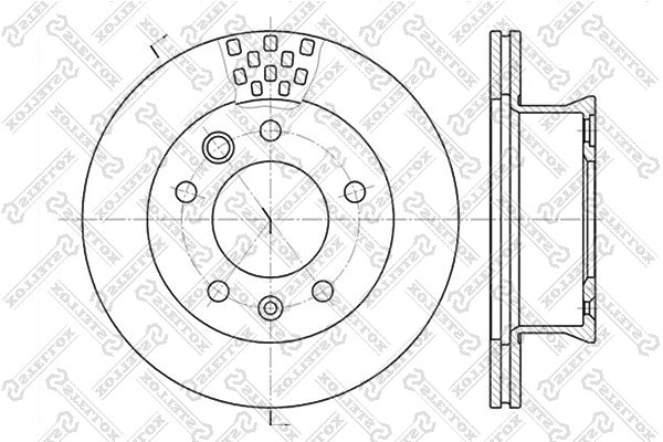 Brake Disc (6020-3334V-SX)